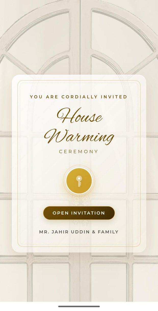 Andaaz nikah invitation invitation website template