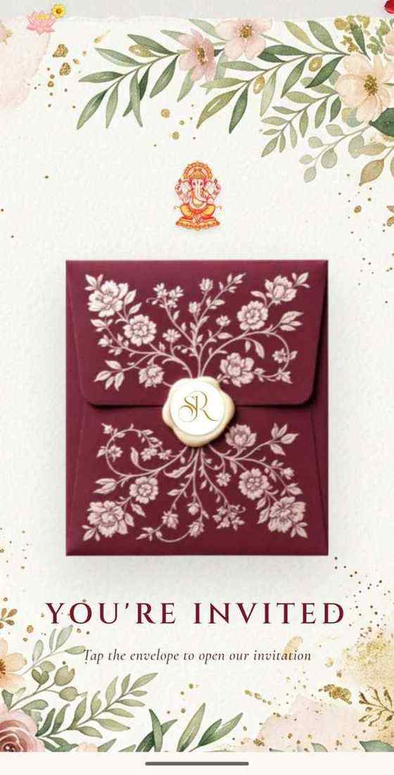 Dakshin south indian wedding invitation website template